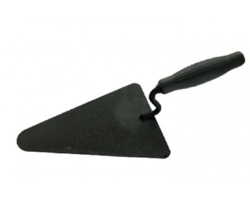 Кельма бетонщика треугольник оксидированная сталь деревянная ручка 200мм