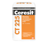 Шпатлевка полимерная CERESIT CT 225 для внутренних и наружных работ 25кг  серая