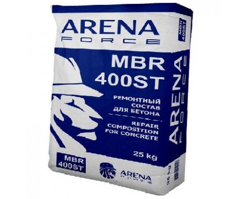 Ремонтный состав для бетона тиксотропный ARENA M400BR 25кг серый