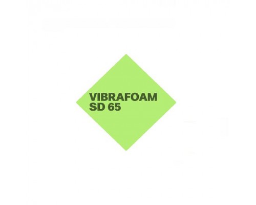 Виброизоляционный материал Эластомер Вибрафом SD 65 светло-зеленый 12,5мм 200x2000