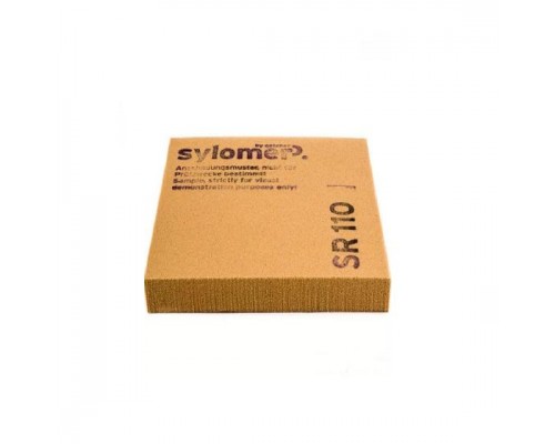 Виброизоляционный материал Эластомер Силомер SR 110 коричневый 12,5мм 1500x5000