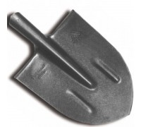 Лопата штыковая без черенка рельсовая сталь черная 285х205мм