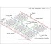 Рейка ПАПА Грильято стандарт 100х100 L= 600 h40 белый матовый