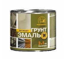 Грунт-эмаль по ржавчине 3в1 черный 20кг ULTRA LINES