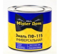 Эмаль ПФ-115 Mister Dom  красная  0,8кг