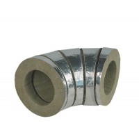 Отвод теплоизоляционный 90° ISOROLL с фольгой  50x048