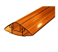 Профиль соединительный разъемный НCP  6-8-10мм L=  6м терракотовый