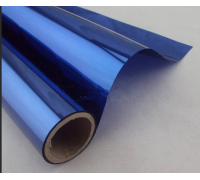 Пленка тонированная солнцезащитная   синий  42мкм 1,52x30м