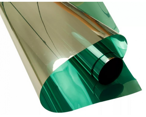 Пленка тонированная солнцезащитная зеленый/серебро 42мкм 1,52x30м