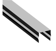 Раскладка Албес ASN Немецкий дизайн  L=3,0м 0,4мм металлик серебристый RAL 9007