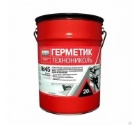 Герметик ТехноНИКОЛЬ №45  бутил-каучуковый серый, 16кг