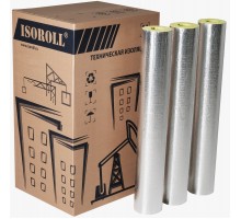 Цилиндры минераловатные ISOROLL с фольгой  60x076- 1