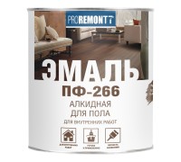 Эмаль ПФ-266 для пола PROREMONTT красно-коричневая  0,9 кг