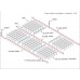 Рейка МАМА Грильято стандарт 50x50 L= 600 h40 белый матовый