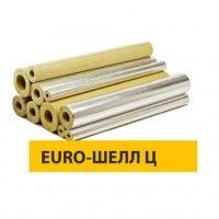 Цилиндры минераловатные ТИЗОЛ EURO-ШЕЛЛ с фольгой  60x219- 1