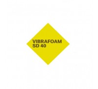 Виброизоляционный материал Эластомер Вибрафом SD 40 желтый 25мм 500x2000