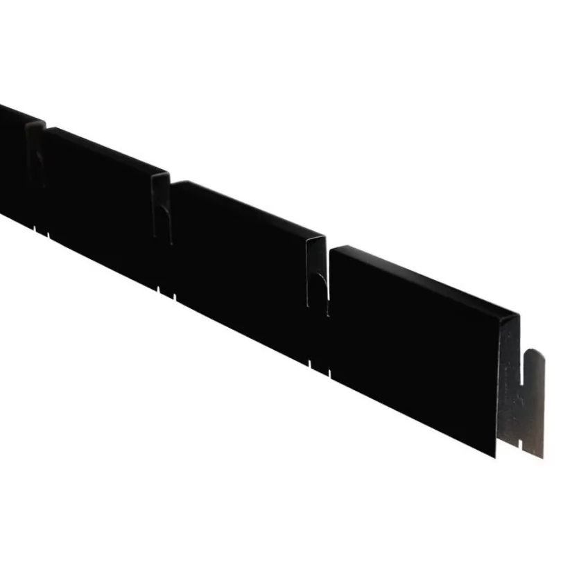 Рейка ПАПА Грильято GL-15 120х120 L= 600 h37 черный